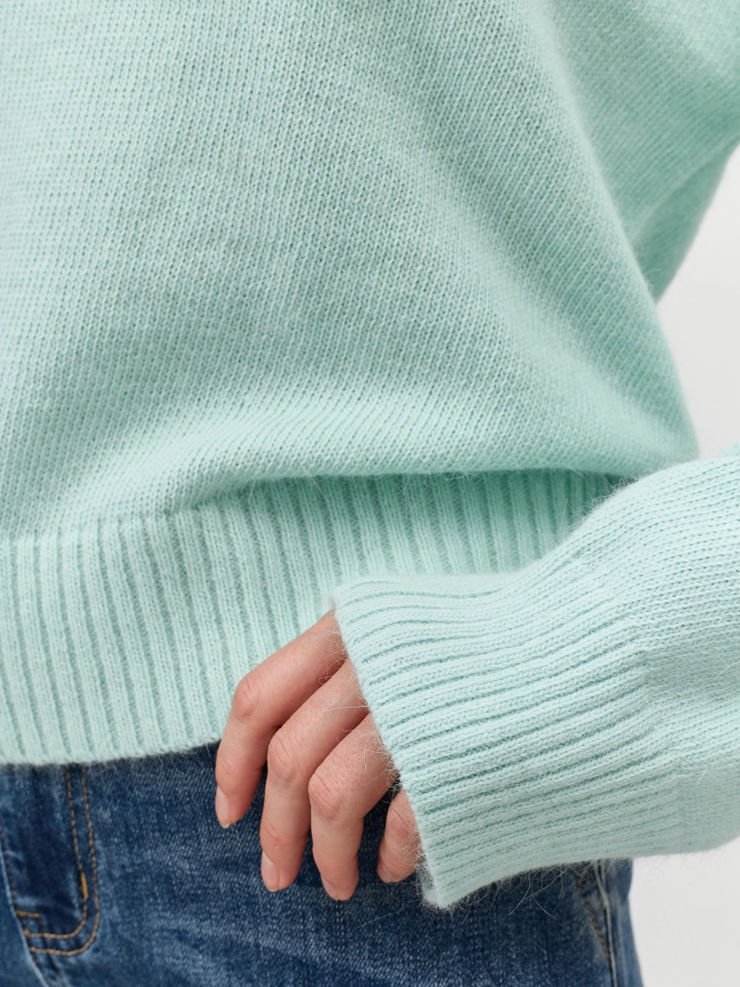 Пушистый джемпер с ангорой