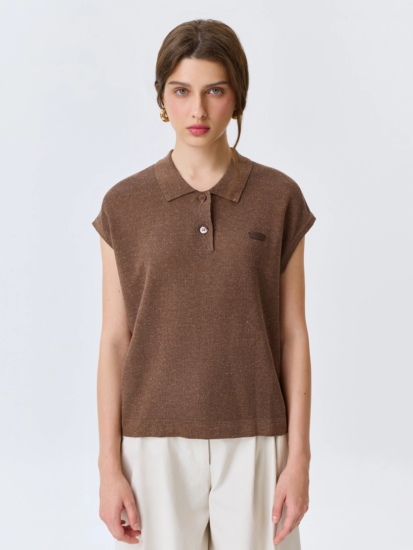 Поло из смесового лиоцелла