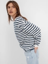 Джемпер oversize в полоску