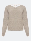 Джемпер с мерцающим люрексом 