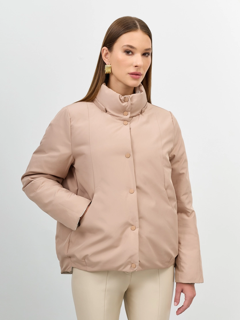 Двусторонняя куртка с капюшоном