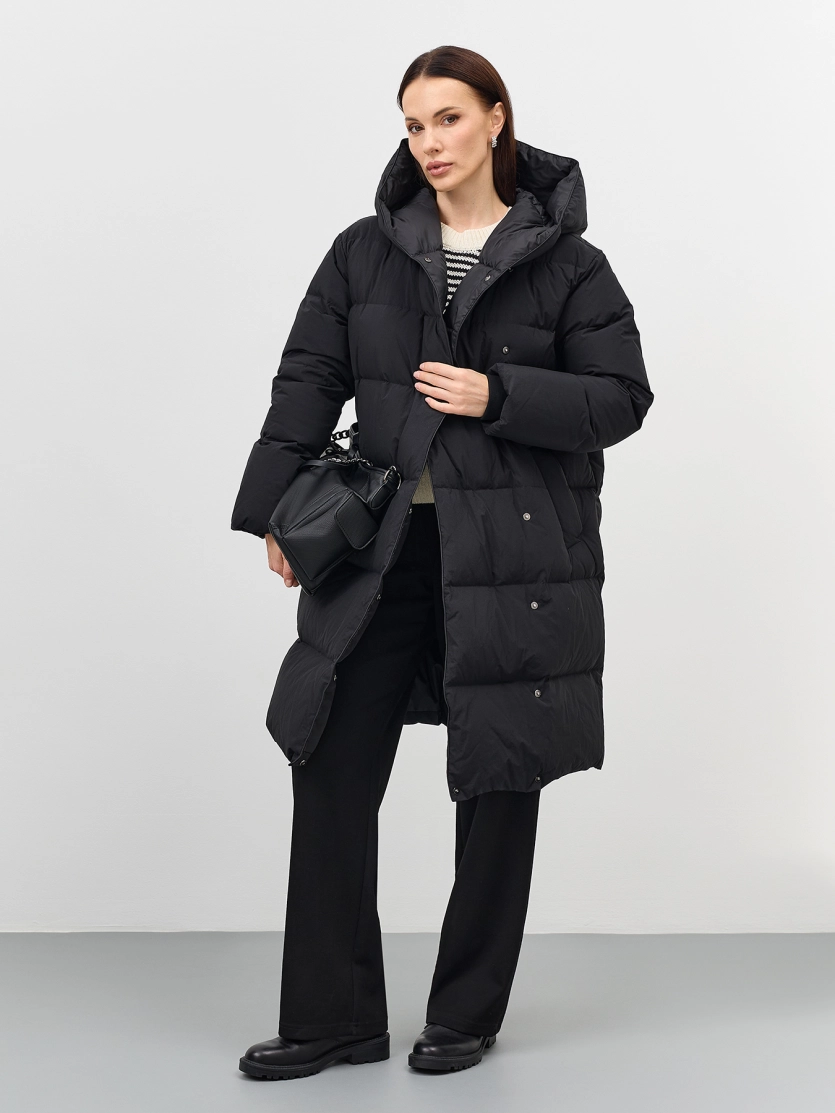 Пуховик с капюшоном