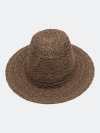 Плетеная шляпа с прямыми полями