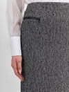 Прямая юбка из твида