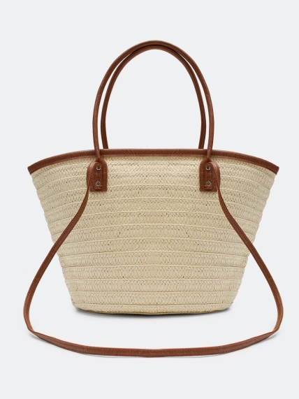 Сумка-тоут из рафии
