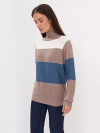 Свитер в яркую полоску в стиле color block