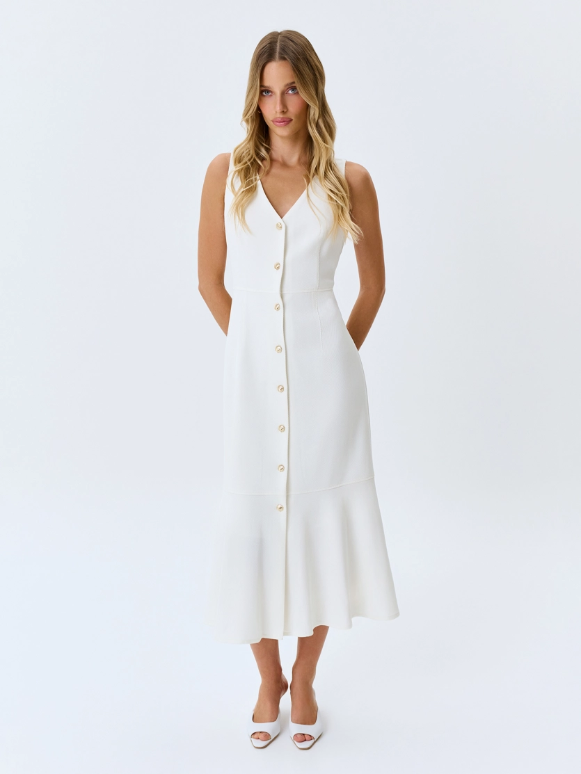 Платье-миди из смесовой вискозы