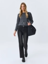 Графитовые джинсы Straight fit