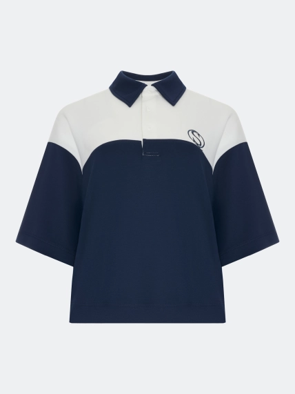 Поло в стиле "color block"
