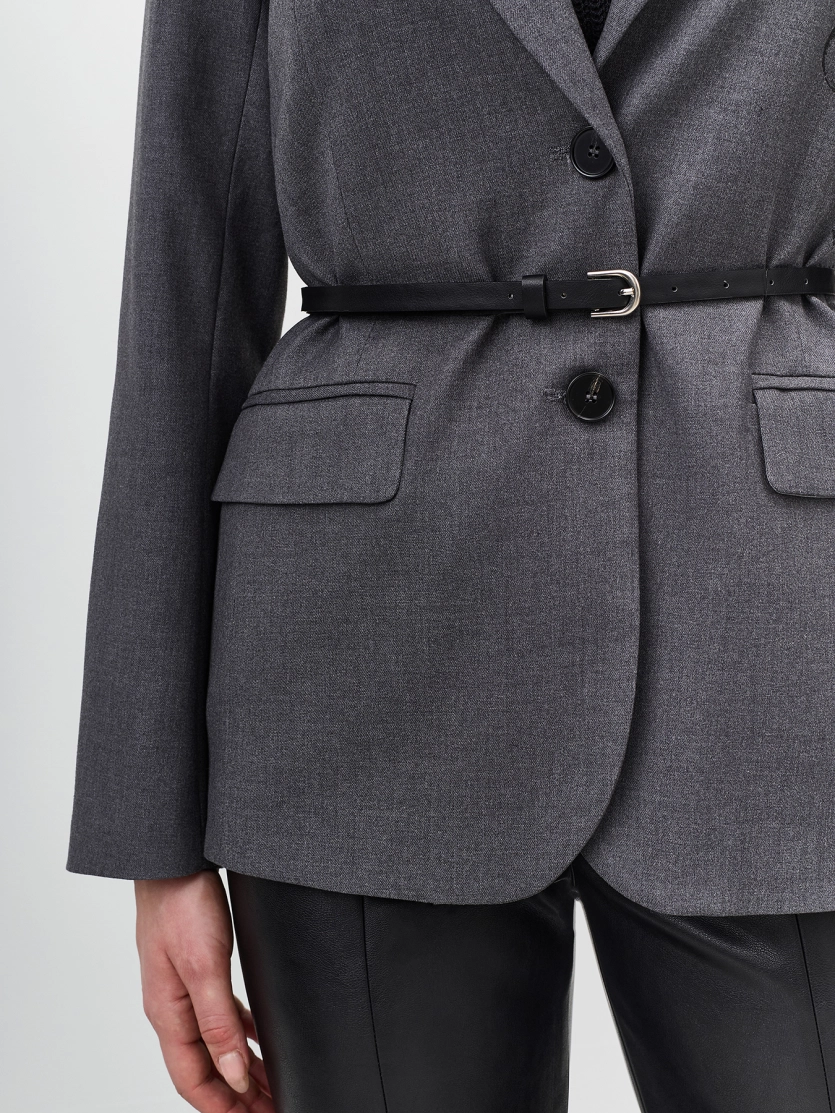 Жакет с цветочным принтом