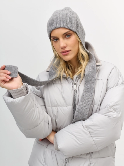 Шапка-чепчик с шерстью