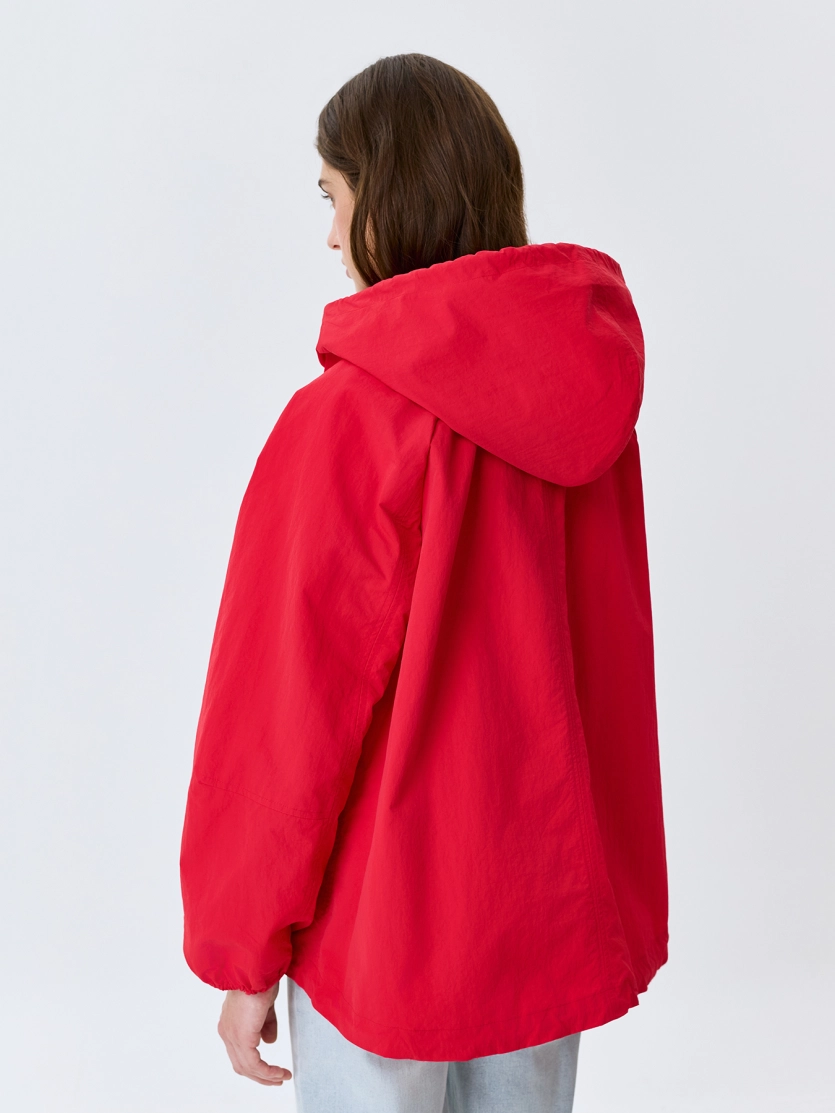Oversize ветровка из 100% нейлона