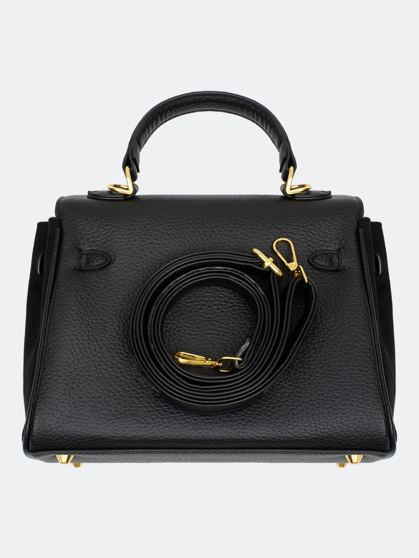 Комбинированная сумка из эко кожи