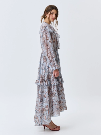 Платье с принтом в стиле "Бохо"