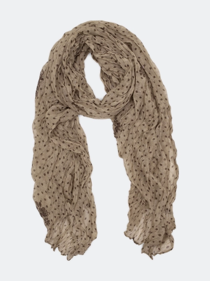 Палантин в горошек