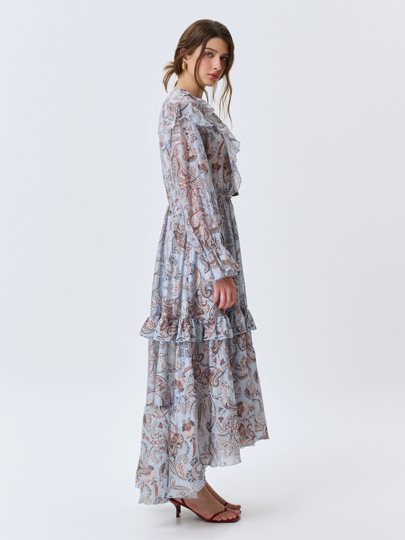 Платье с принтом в стиле "Бохо"