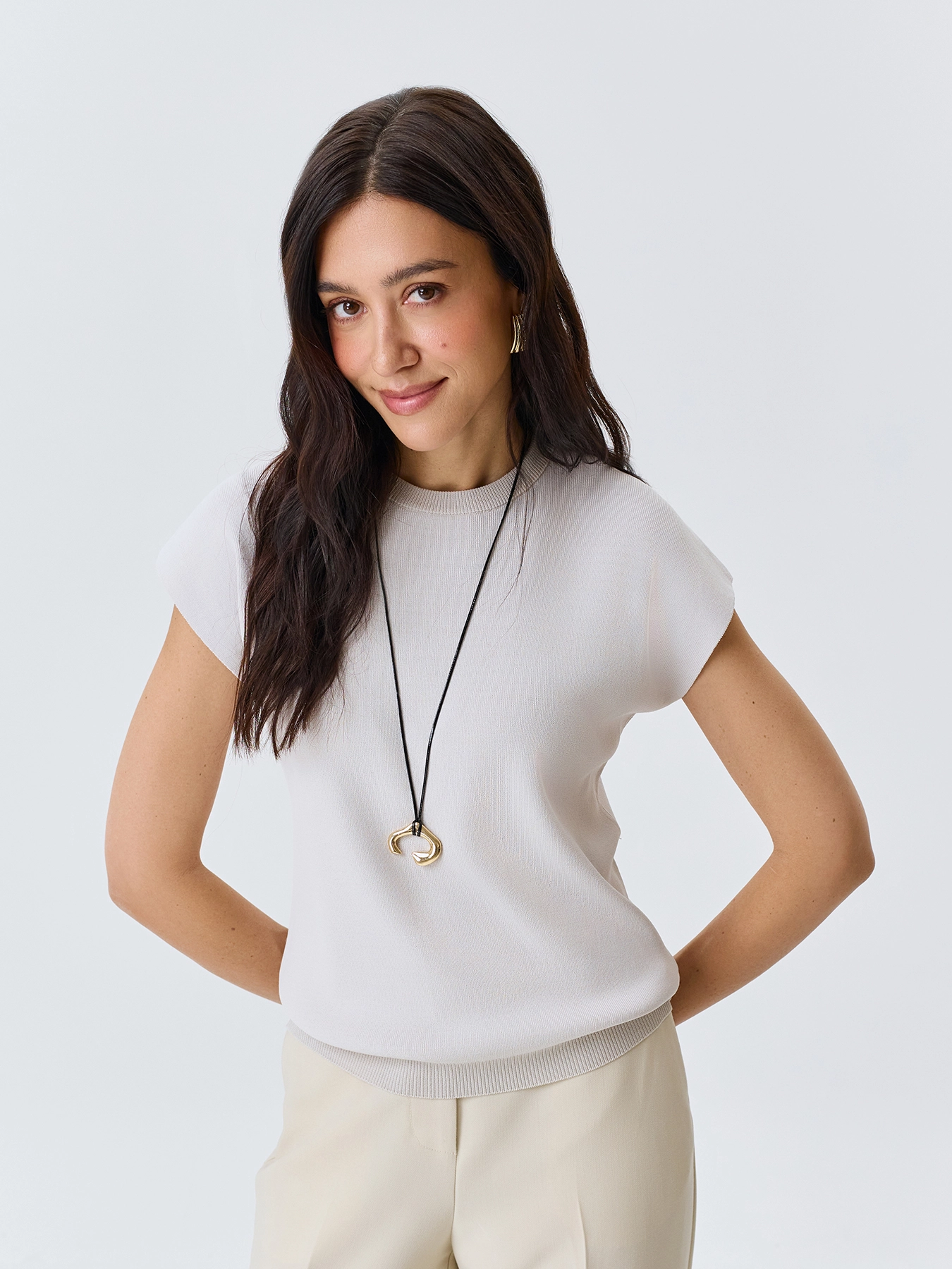 Вязаный топ из вискозы SAVAGE