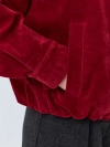 Oversize бомбер из искусственной замши