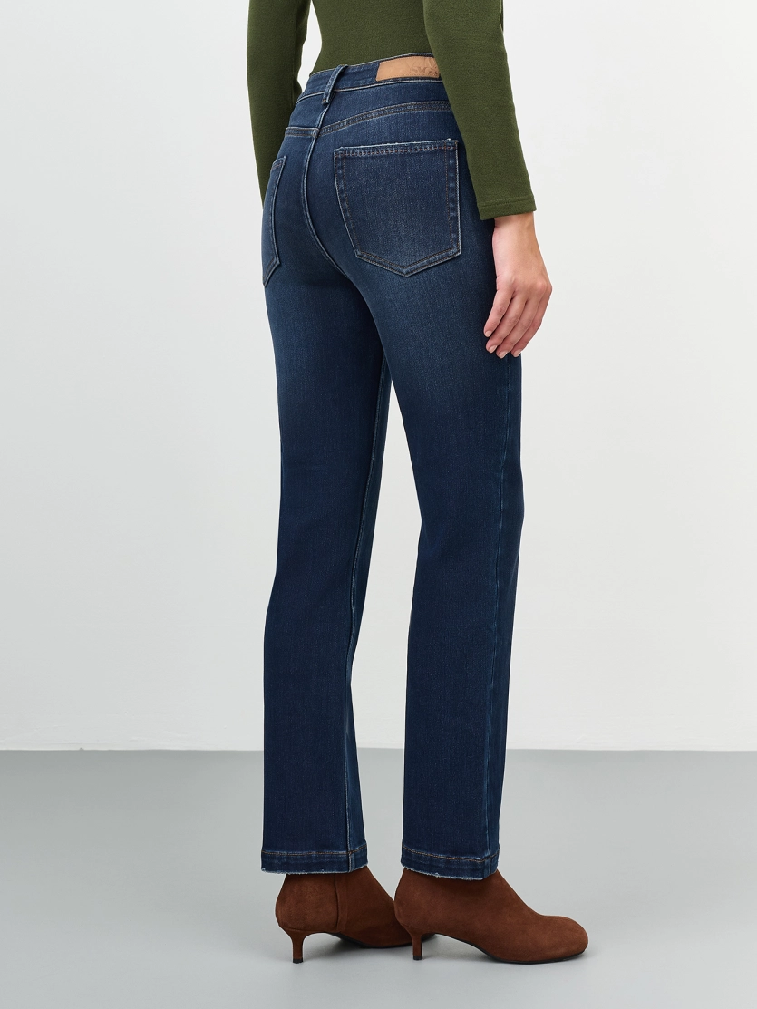 Утепленные джинсы с деликатной варкой