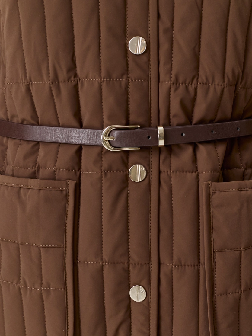 Куртка с тонким ремнем