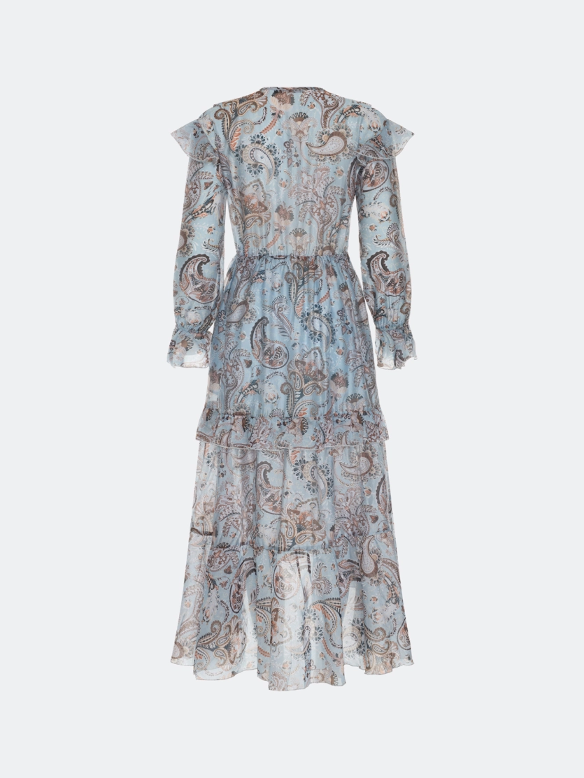 Платье с принтом в стиле "Бохо"