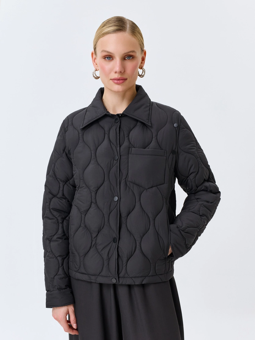 Утепленная куртка-трансформер