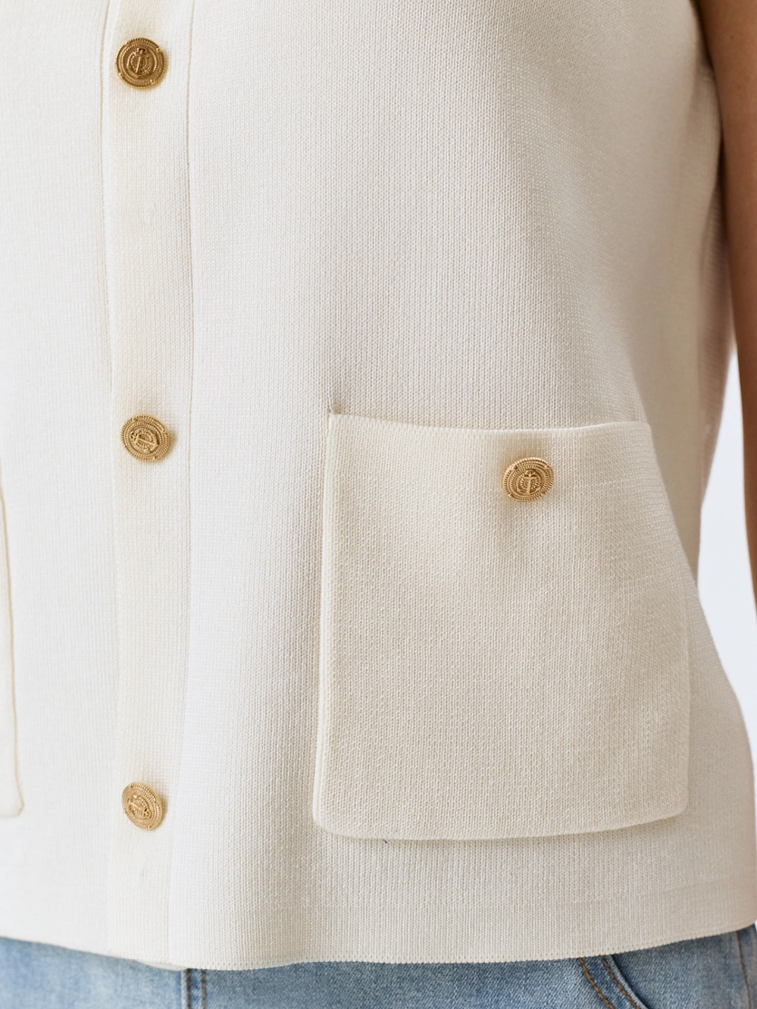 Жилет из вискозы и лиоцелла