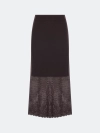 Ажурная юбка-макси