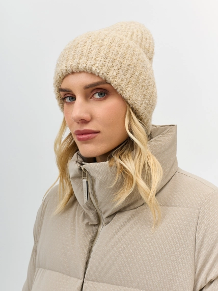 Шапка бини с ангорой