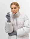 Удлиненные перчатки с шерстью
