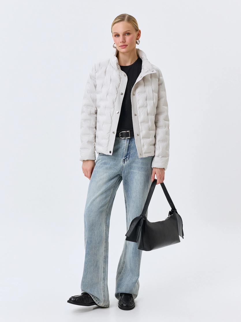 Куртка с абстрактной стежкой