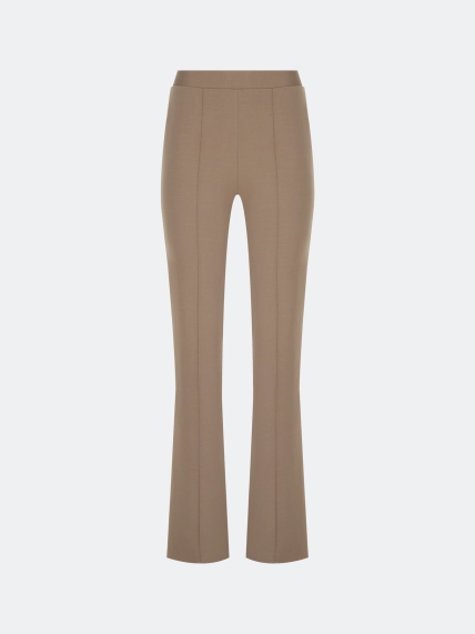 Брюки из джерси с простроченными стрелками