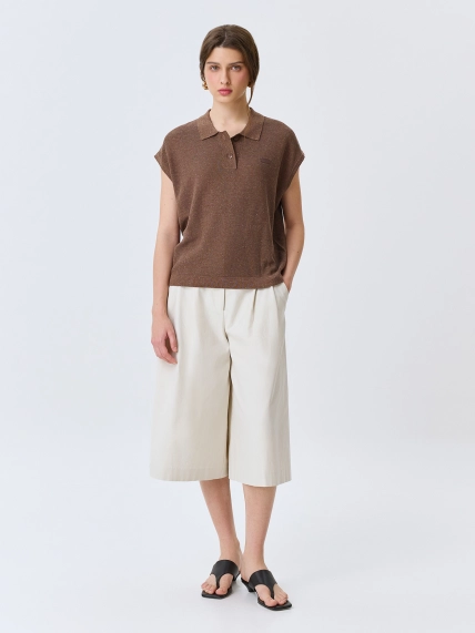 Поло из смесового лиоцелла