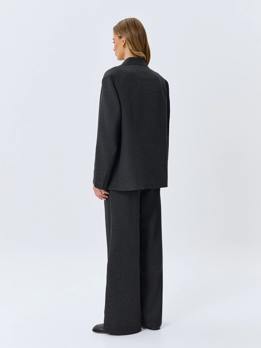 Шерстяной жакет Oversize