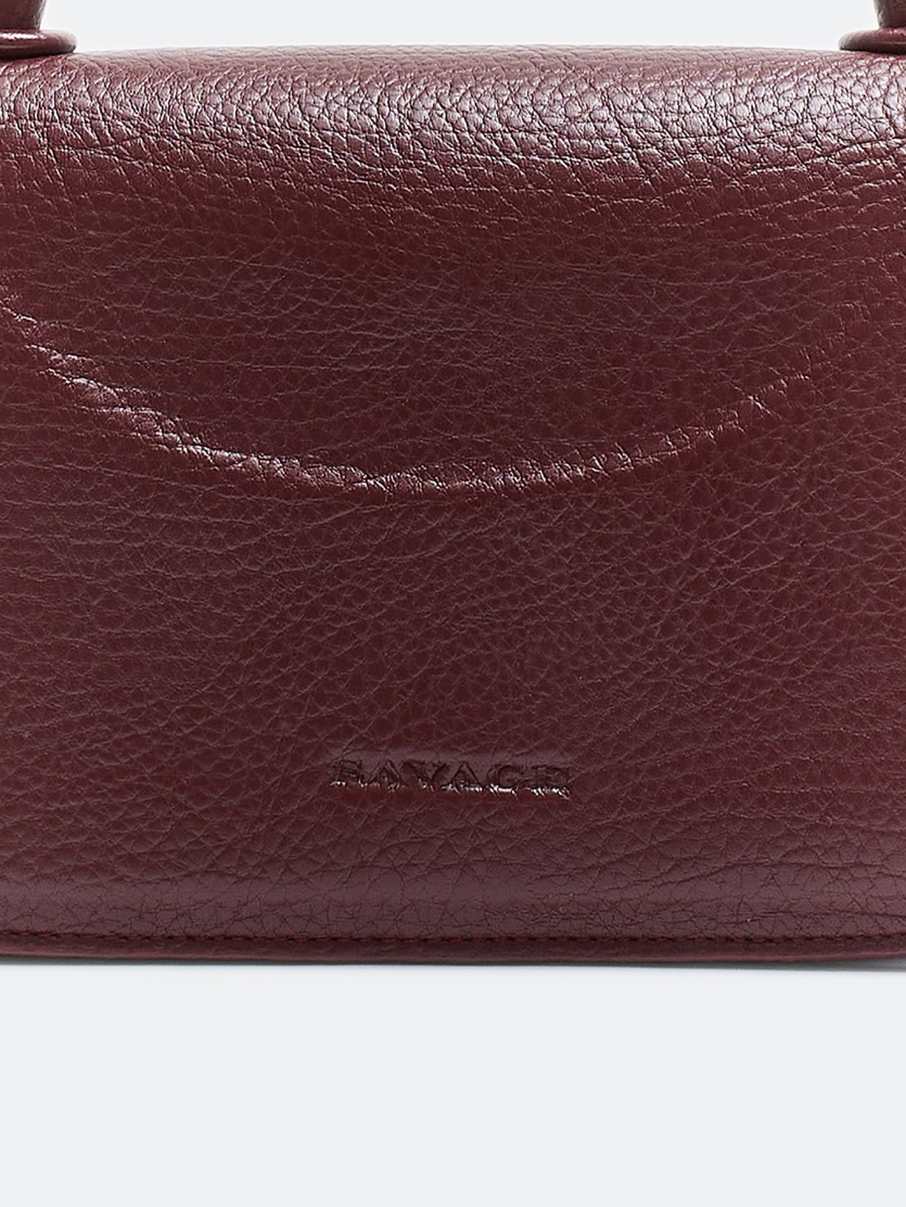 Комплект: сумка кросс-боди и косметичка-брелок