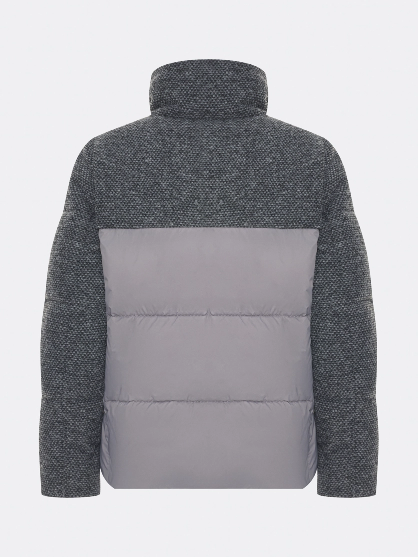 Минималистичная комбинированная куртка