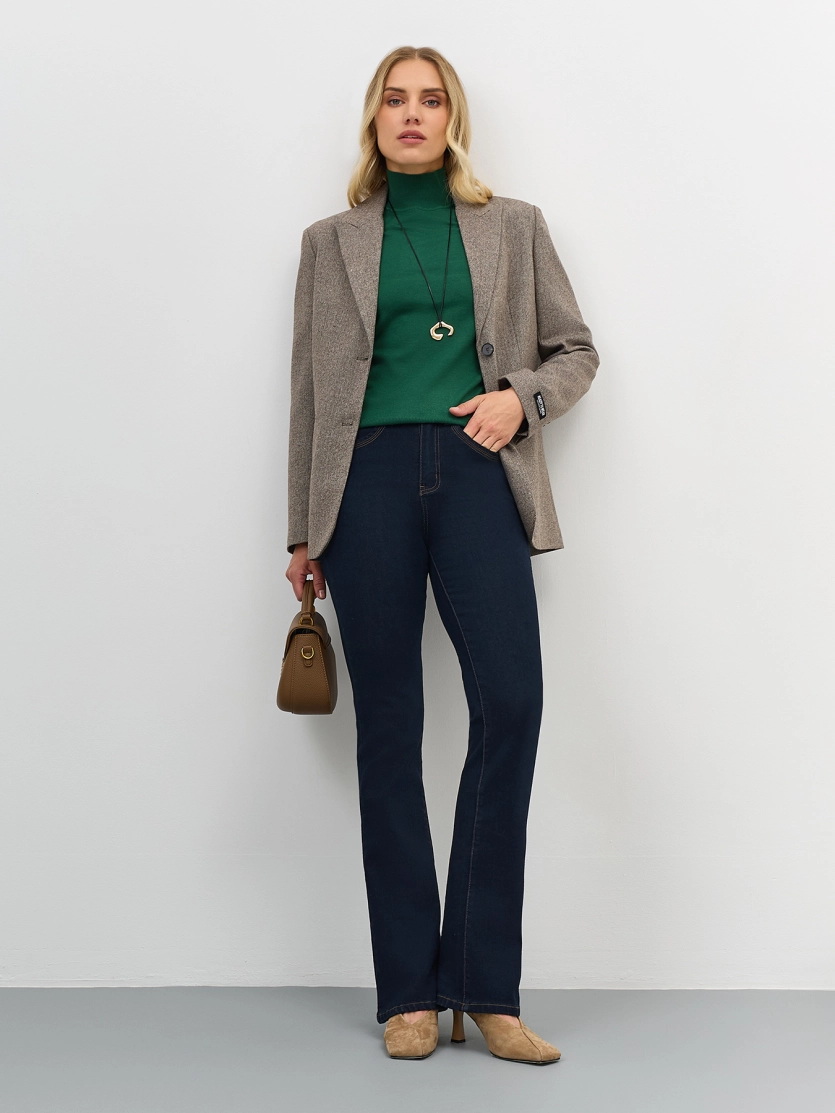 Базовые синие джинсы Bootcut