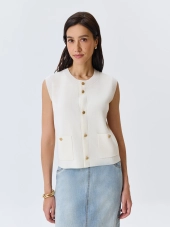 Жилет из вискозы и лиоцелла