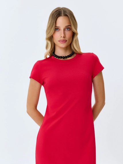 Трикотажное платье-макси