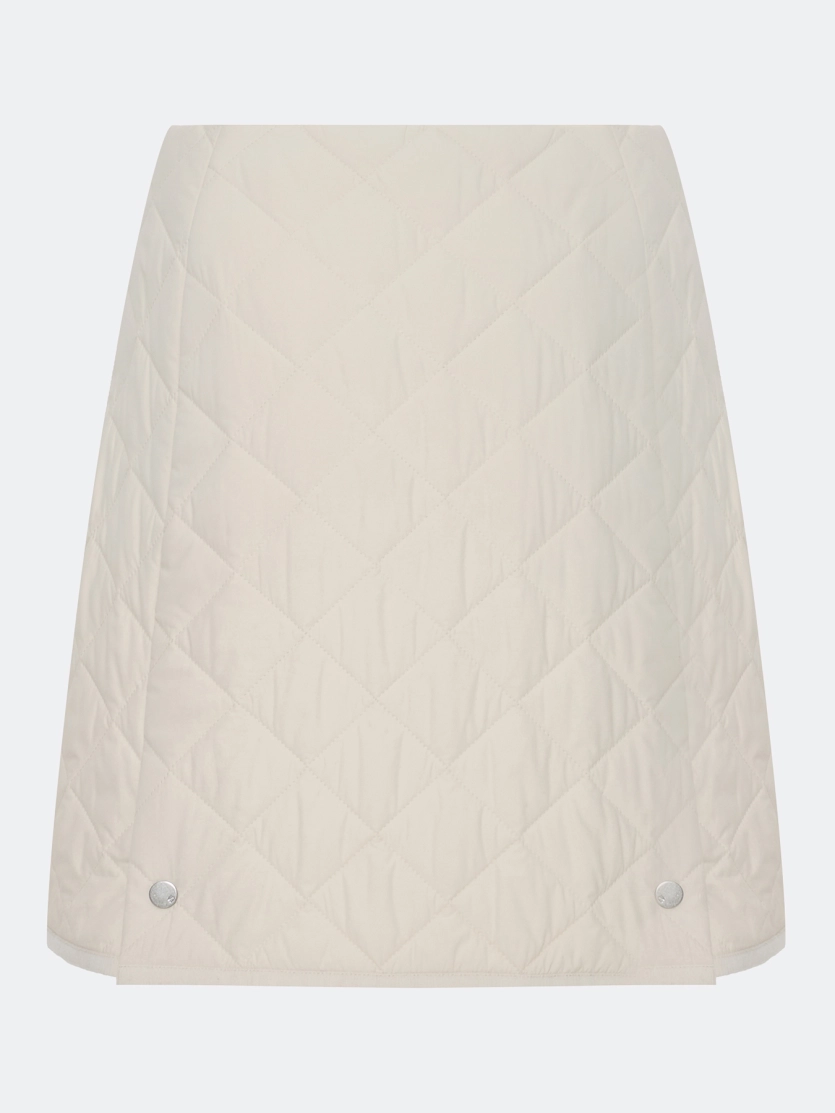 Стеганая юбка-мини