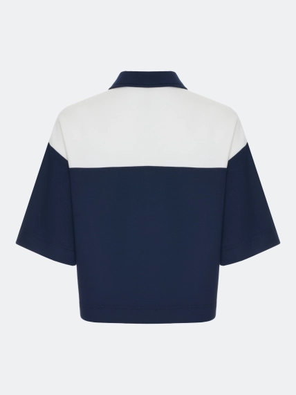 Поло в стиле "color block"