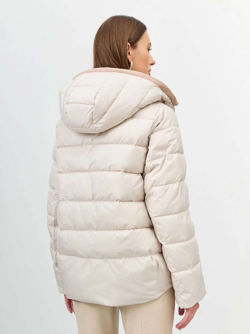 Двусторонняя куртка с капюшоном