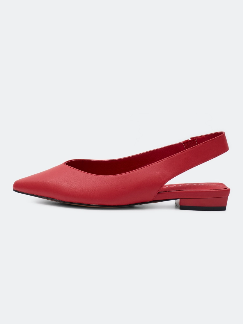 Туфли слингбэки из натуральной кожи