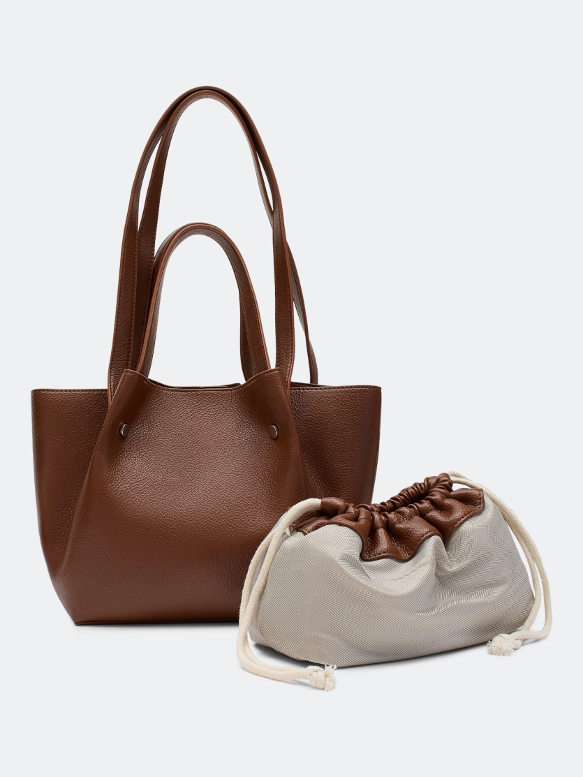 Комплект сумка-шоппер и косметичка