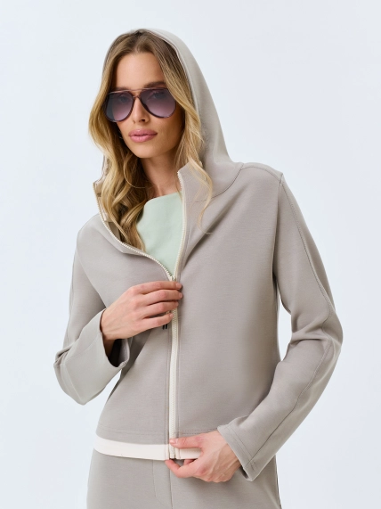 Жакет из модала в спортивном стиле