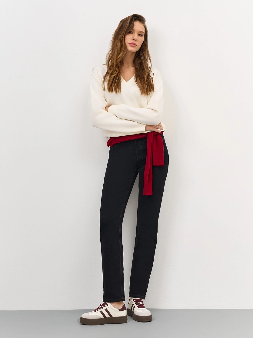 Черные джинсы Slim