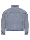 Укороченная oversize джинсовая куртка