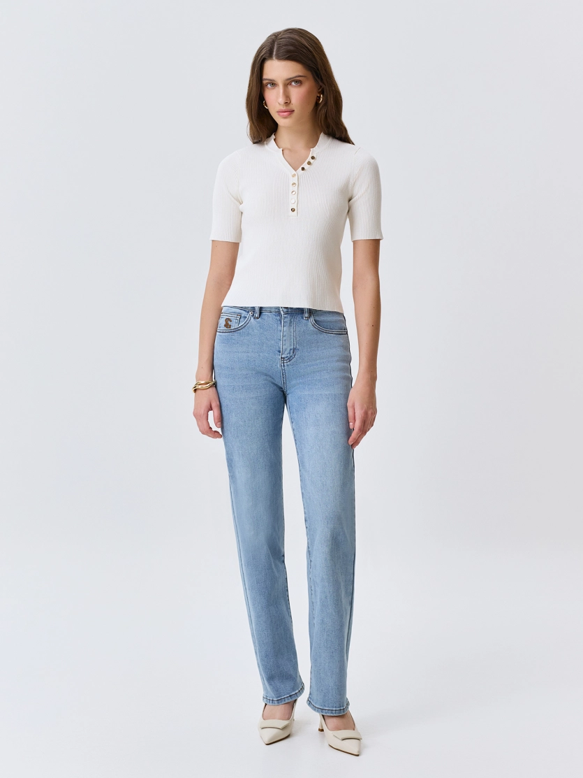 Базовые джинсы Straight fit