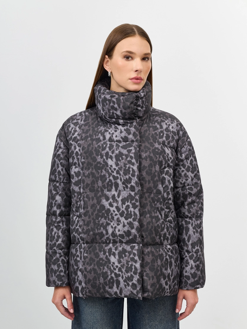 Куртка с анималистичным принтом