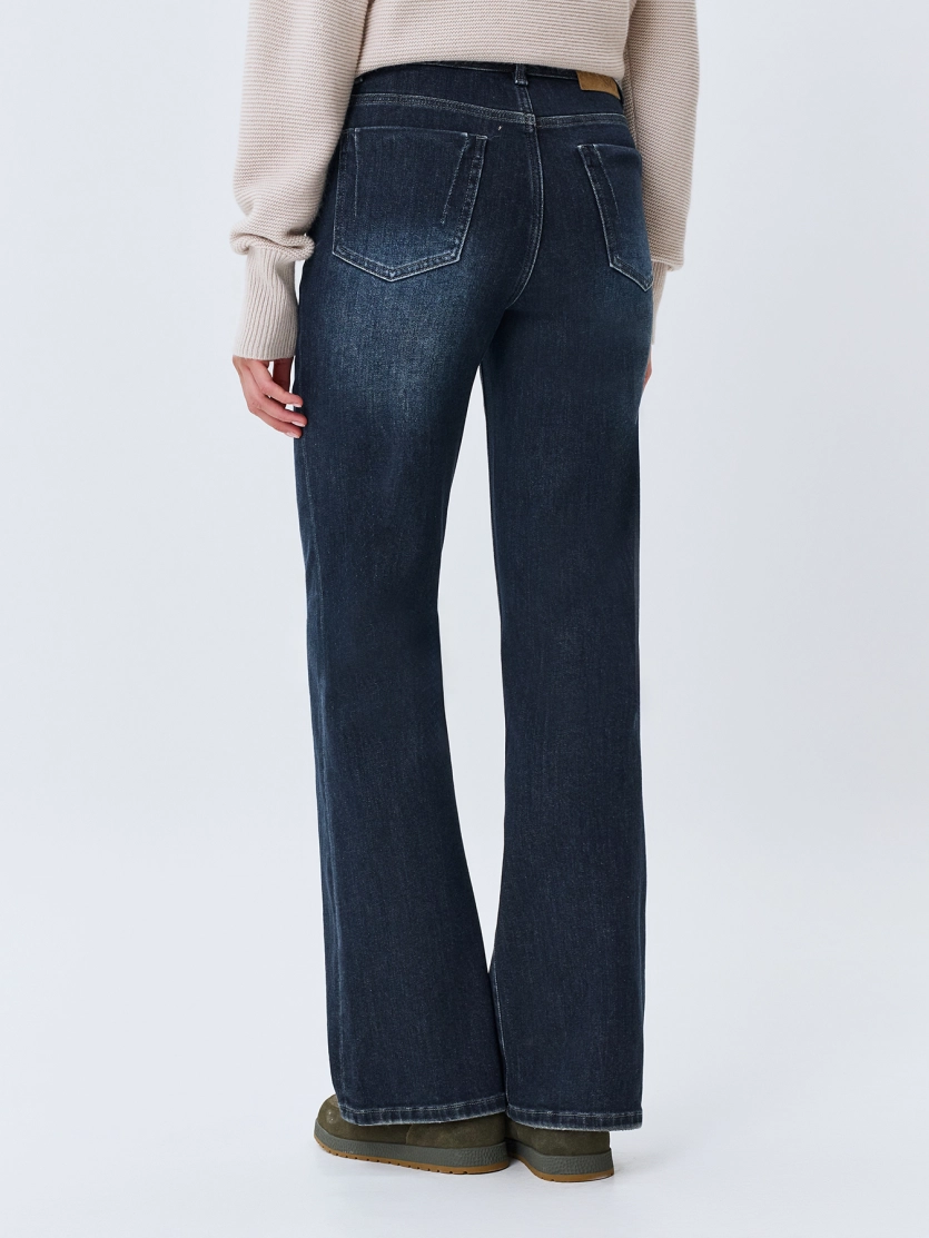 Утепленные джинсы Boot cut